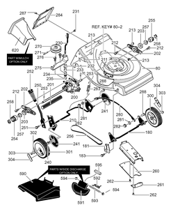Part Location Diagram of 71152-860 Murray Crossbar, Front